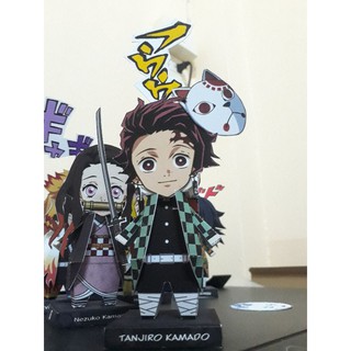 โมเดลกระดาษดาบพิฆาตอสูร Kimetsu no Yaiba ประกอบเอง (ทันจิโร่) (เนซึโกะ)