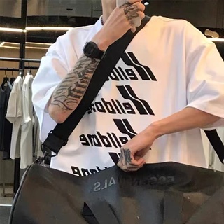 We11done เสื้อยืด แขนสั้น พิมพ์ลายตัวอักษร ทรงหลวม เรียบง่าย