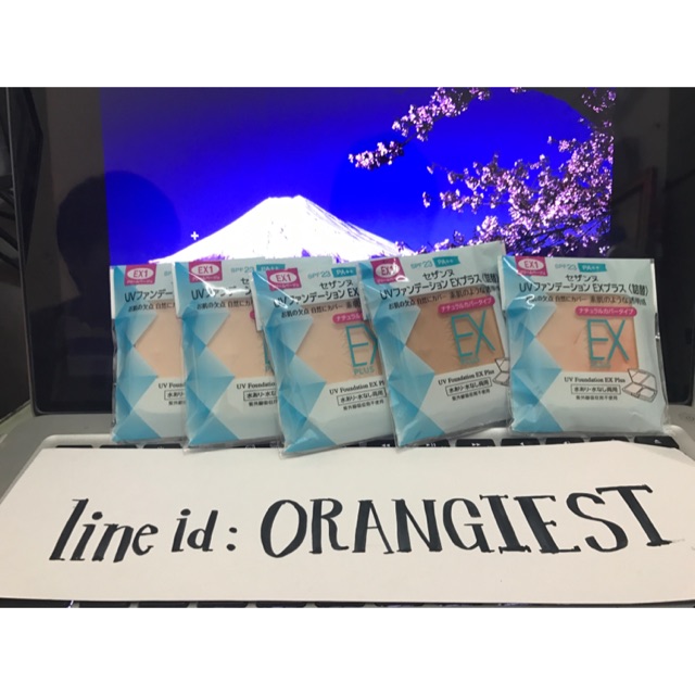 แป้ง cezanne รีฟิว refill  ex1