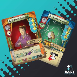 CRYSTAL PALACE – BLACKWELL &amp; BANDAGE-O-MATIC PROMO [Boardgame][Promo]