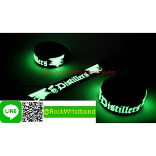 The Distillers ขายริสแบนด์เรืองแสง  DTR209GA Wristband สายรัดข้อมือวงร็อค