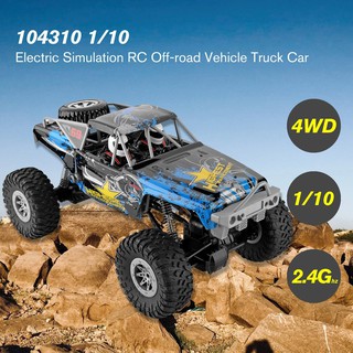 รถบั๊กกี้ Buggy Off Road Wltoys 104310 RC Car 1/10 4WD 2 Motor