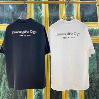 【The Lemon】เสื้อยืด FOG&amp;Zegna 21SS สไตล์เรียบง่าย