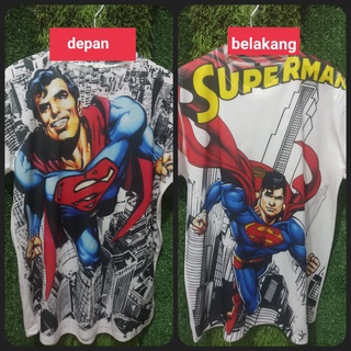 เสื้อยืด พิมพ์ลาย SUPERMAN BANGKOK ขนาดใหญ่ สําหรับผู้ชาย