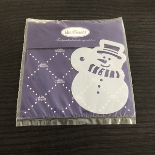 Snowman Stencil แผ่นทำลายตกแต่ง ลายสโนว์แมน DEA000024