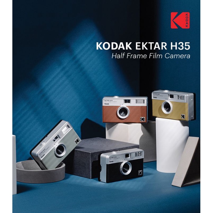Pro 10.10 พร้อมส่ง🇰🇷 New: Item Kodak Kodak H35 Half Film Camera ฟิล์ม 36 ภาพให้ภาพครึ่งกรอบ 72 ภาพ