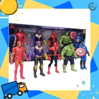 อเวนเจอร์ 5 ตัว ต่อกล่อง มีไฟที่หน้าอก (มีสินค้าพร้อมส่ง!)