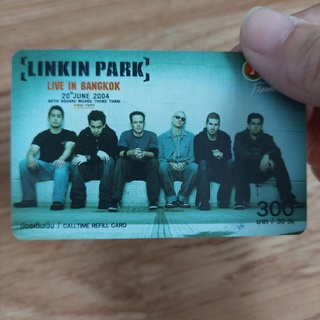 การ์ด ท. LINKIN PARK LIVE IN BANGKOK 2004