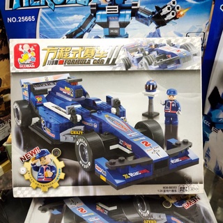 เลโก้ Lego Formula Car  ต่อง่าย (มีคู่มือ) ตั้งโชว์ สะสม ของขวัญ ของเล่น เสริมพัฒนาการ