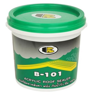 FREE HOME อะคริลิกกันซึม BOSNY B101 4.5 กก. สีเทา วัสดุประสาน วัสดุอุดรอยรั่ว กันรั่ว กันซึม