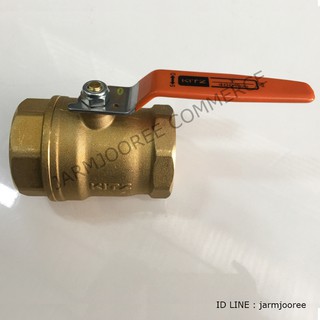 KITZ ballvalve บอลวาล์วทองเหลือง KITZ บอลวาล์วKITZ  บอลวาล์วคุณภาพญี่ปุ่น ขนาด 2-1/2 นิ้ว รุ่น T บอลวาล์ว2-1/2นิ้ว