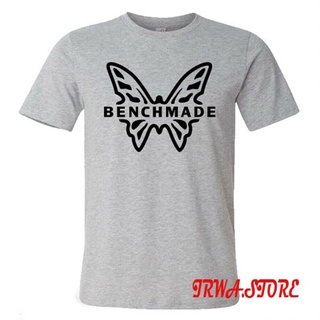 ขายส่ง เสื้อยืด พิมพ์ลาย Benchmade สีเทา เหมาะกับฤดูร้อน สําหรับผู้ชาย ของขวัญวันพ่อS-5XL