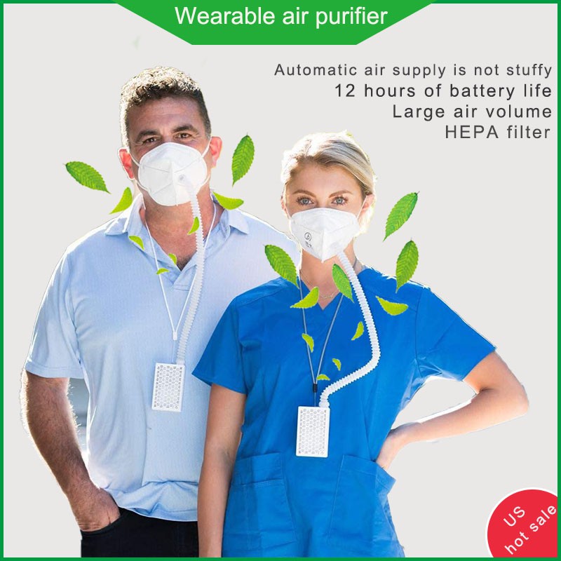 Purely Anti Pollution Air Purifier Mask หน้ากากพัดลมป้องกันฝุ่น