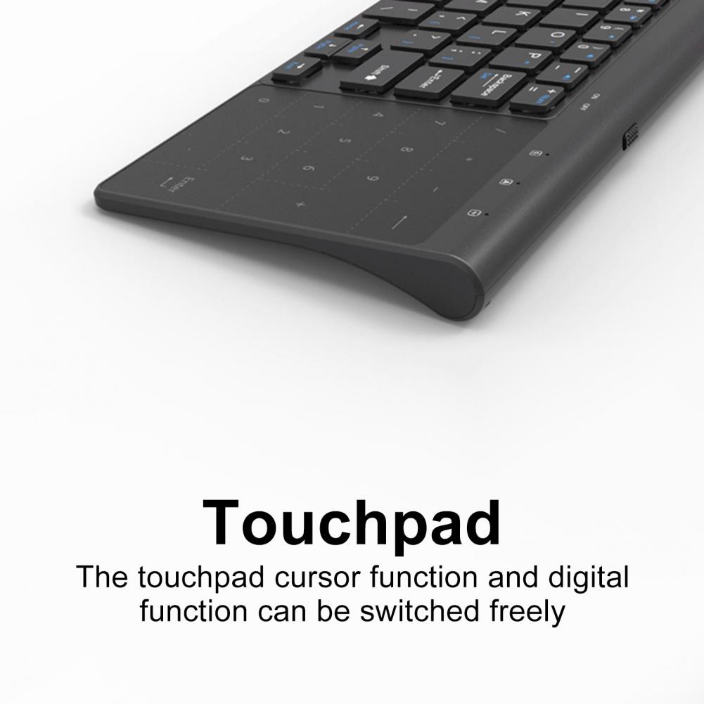Universal Exquisite Small 2.4G Wireless Keyboard With Number Touchpad