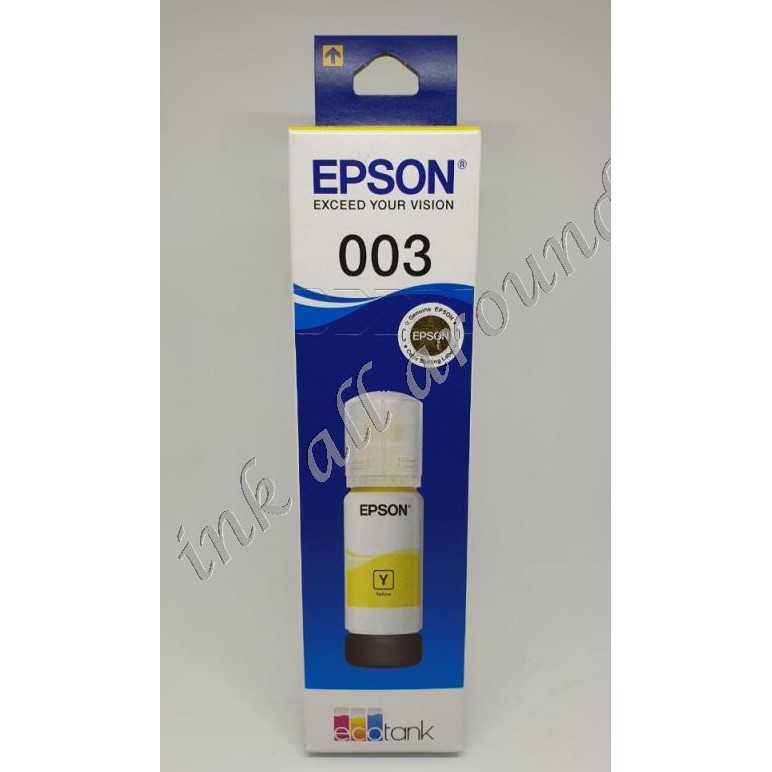 Epson 003 หมึกเติมของแท้ สีเหลือง / EPSON 003 Yellow