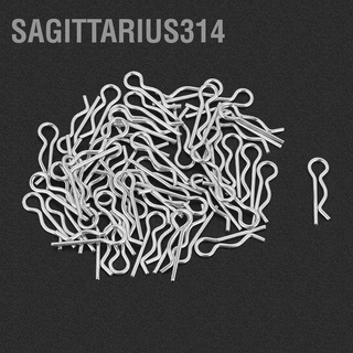 Sagittarius314 กิ๊บติดผม ชุบสังกะสี รูปตัว R ขนาด 1*18 มม.