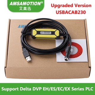 Yy สายเคเบิลโปรแกรมมิ่ง USB-DVP Delta DVP EH ES EC EX SS Series PLC USBACAB230