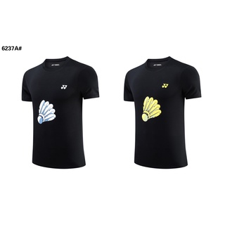 ใหม่ Yonex ชุดเสื้อกีฬาแขนสั้น ลายแบดมินตัน สําหรับผู้ชาย และผู้หญิง 2021