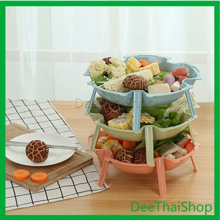 Dee Thai ถาดชาบู ถาดวางผลไม้ ชั้นเก็บอาหาร Hot pot side dish