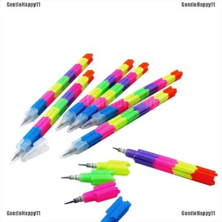ปากกาหมึกเจล สีรุ้ง สําหรับสํานักงาน จํานวน 5 ชิ้น