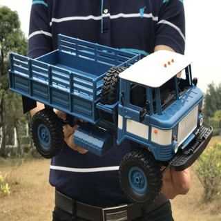 รถบังคับวิทยุ รถกระบะบังคับ บรรทุก ขับเคลื่อน 4 ล้อ ลุยได้ทุกที่ Remote Control Military Truck 4 Wheel Drive Off-Road