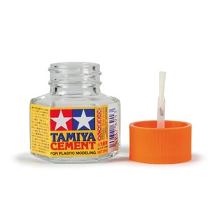 กาวทามิย่า TA87012 TAMIYA CEMENT (ฝาส้ม) 20ml