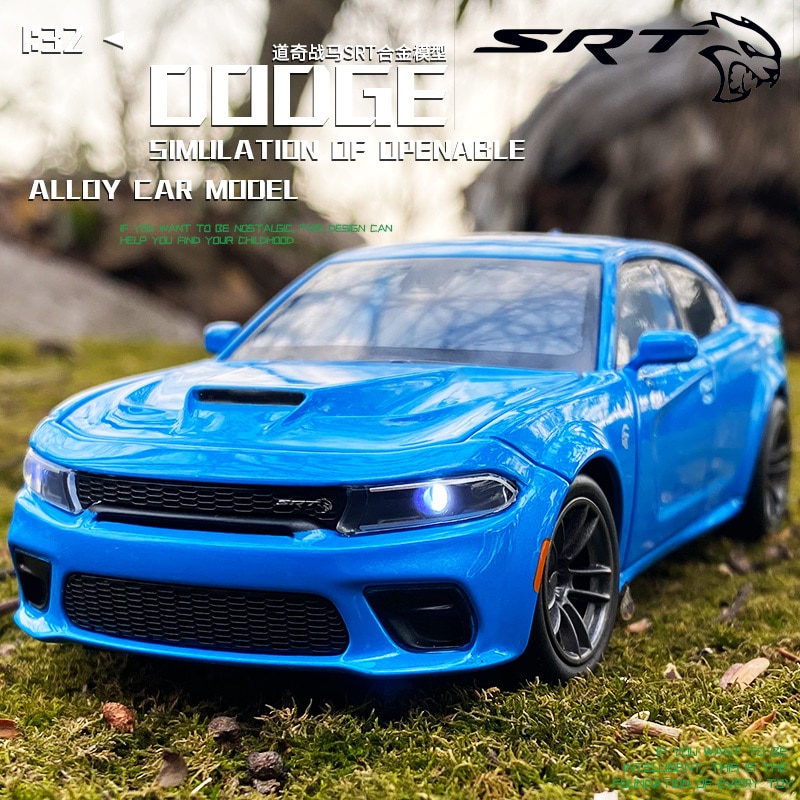 Cars Trucks Vans Toys Hobbies Details About 1 32 Dodge Charger Srt Hellcat Simulation Car Of Model Alloy Toy Car Muscle Kids Thefarmerandthebelle Net
