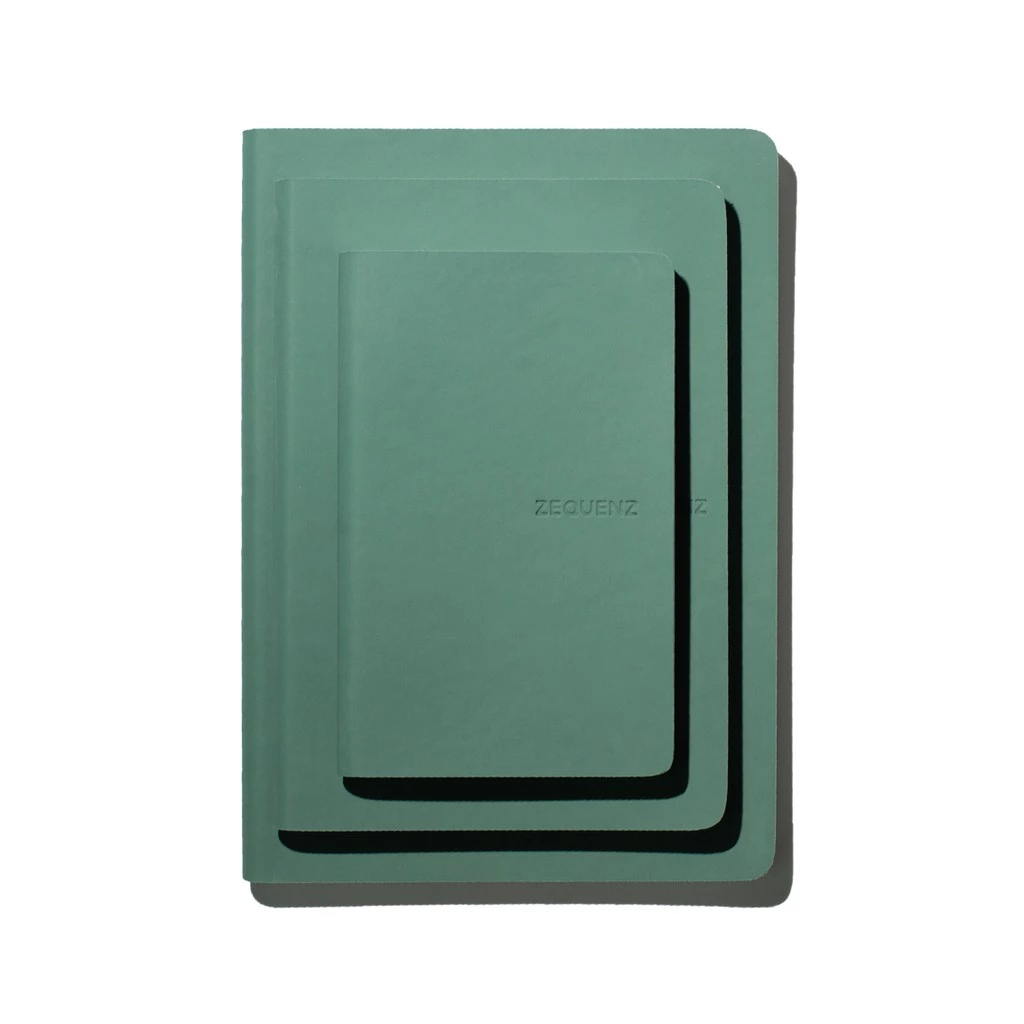 ZEQUENZ The Color Notebook Jade สมุดโน๊ตสำหรับบันทึก สีเขียวเข้ม