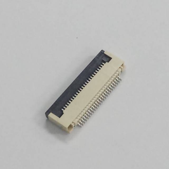 FPC FFC 0.5 มม.Pitch 24 Pin Flip Type Ribbon Flat Connector Bottom Contact