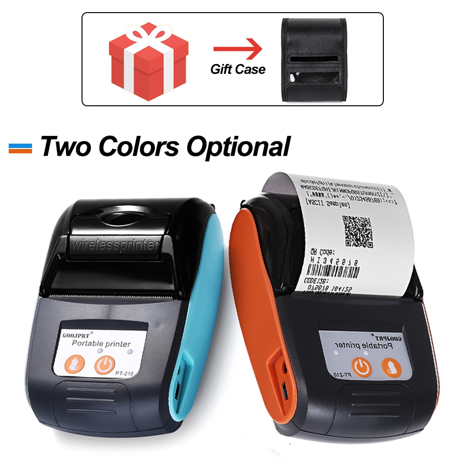 Free SDK 58mm Portable Mobile Bluetooth Printer Wireless Bluetooth Mini ...
