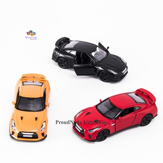 ProudNada Toys ของเล่นเด็กรถเหล็กโมเดลรถสปอร์ตนิสสัน RMZ CITY DIE CAST NISSAN GT-R(R35)