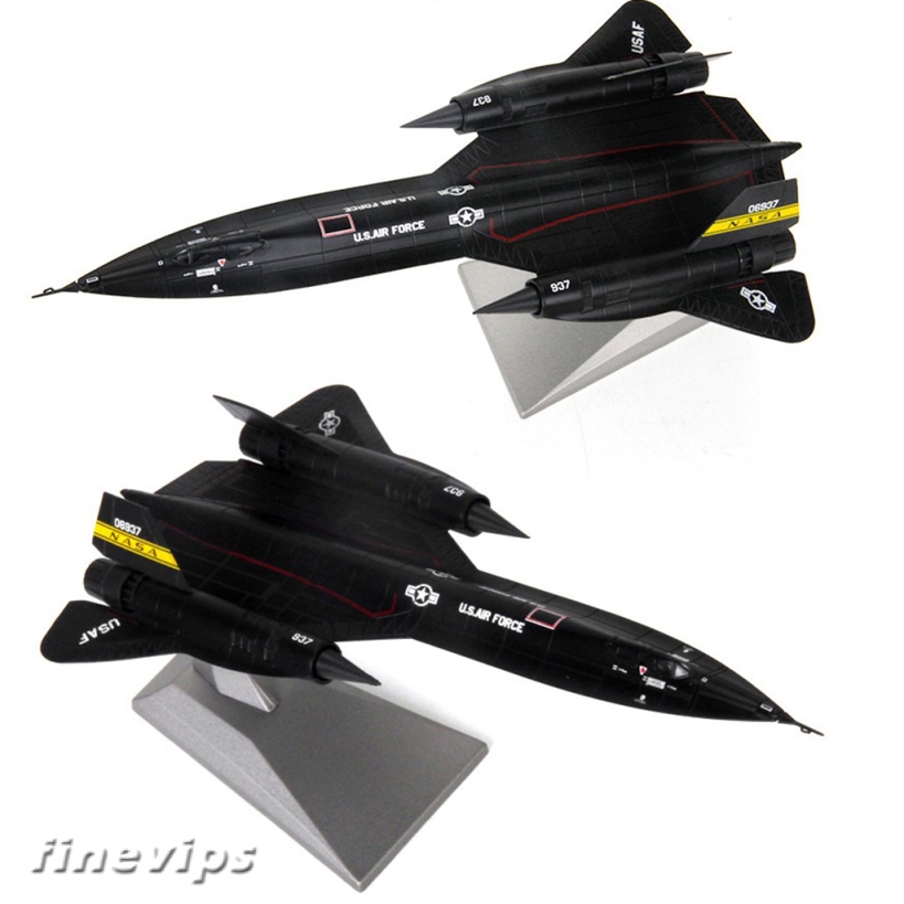 FinevipsMY 1144 Scale Diecast Reconnaissance Plane Model SR-71A ...
