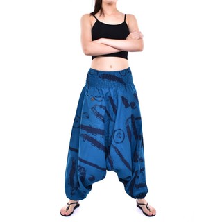 กางเกงฮาเร็ม กางเกงม้ง กางเกงม้งผ้าฝ้าย  Hmong Pants Harem Pants