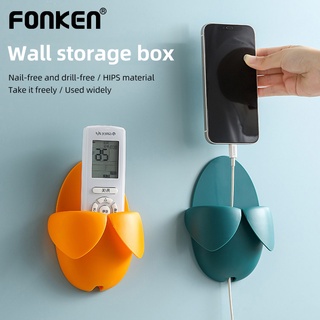 Fonken กล่องเก็บมะม่วง สร้างสรรค์ ติดผนัง ชั้นวางของ รีโมทคอนโทรล กล่องเก็บของจิปาถะ ข้างเตียง ที่วางโทรศัพท์มือถือ