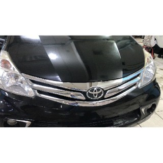 กันชนหน้ารถยนต์ โครเมี่ยม 3 แถว สําหรับ TOYOTA Avanza Xenia 2012 2013 2014 2015