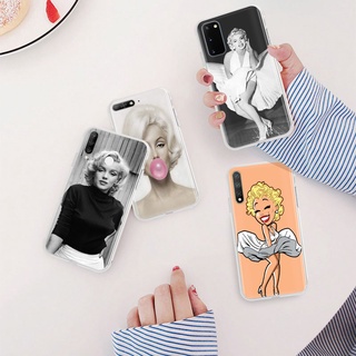 เคสโทรศัพท์มือถือแบบนิ่ม ใส ลาย Marilyn Monroe ML-178 สําหรับ Realme Narzo 50a Prime 50 C11 C12 C25 C20 C20A C21 C21Y C25Y C25S