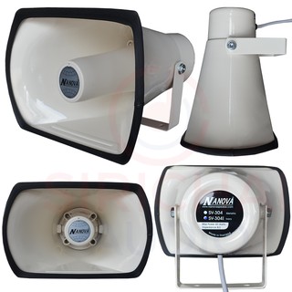 NANOVA รุ่น SV304i ฮอร์นพร้อมไดร์ฟเวอร์ อลูมิเนียม แบบเหลี่ยม NANOVA รุ่น SV304i