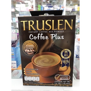 TRUSLEN Coffee Plus แพ็ค1กล่องๆละ40ซอง (16กรัมx40ซอง) พร้อมส่ง!!!