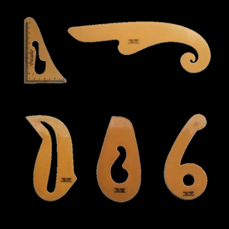 SEWING PATTERN RULER SET 5 ชิ้น