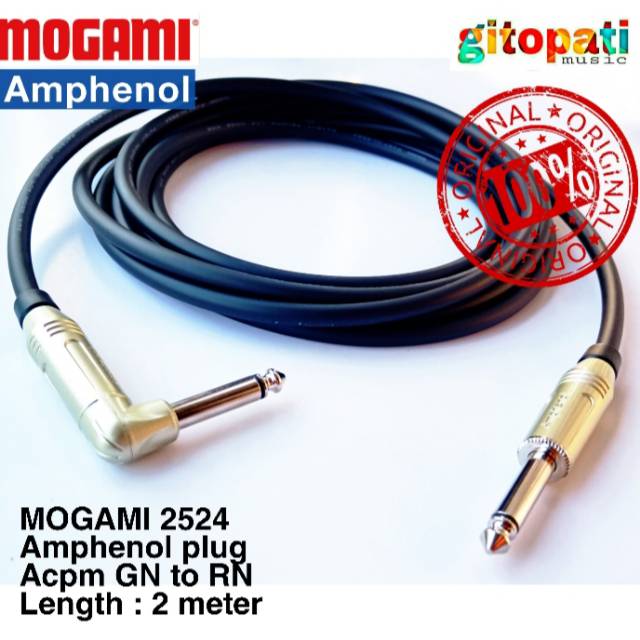 ปลั๊ก Mogami 2524 vs Amphenol 2 เมตร acpm gn to rn
