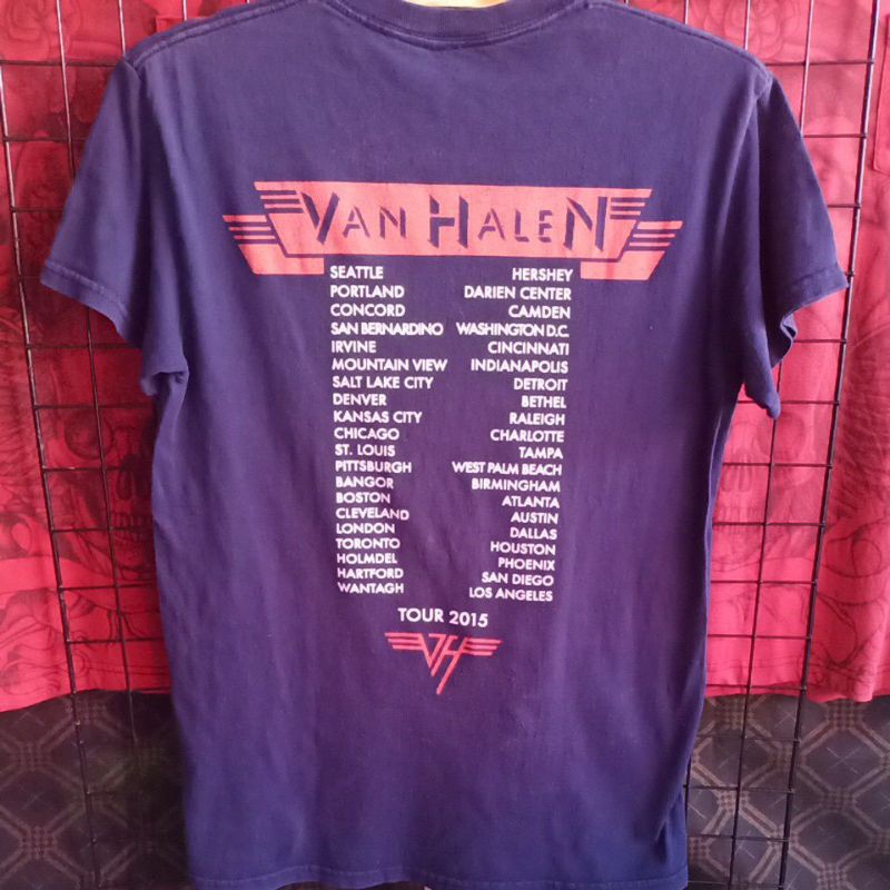 van halen 2015 tour shirts