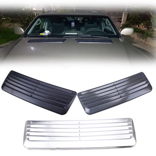 Universal Car Air Flow Intake Scoop Turbo Bonnet Vent Grills Cover Hood Decorate Intake Duct Flow Grille