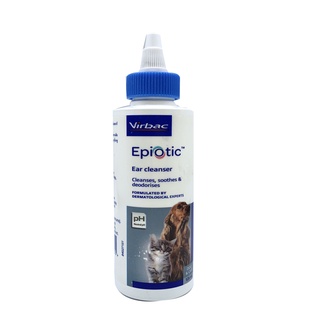 Virbac Epi-Otic น้ำยาเช็ดทำความสะอาดหูสุนัขและแมว ขนาด 125ml. (EXP 15/12/23)