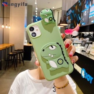 Casing For Realme X50 Q3 X2 Pro X3 7i C17 SuperZoom XT X2 X V15 V13 V11 V5 V3 5G Phone Case Cute Cartoon Dinosaur Doll High Quality Silicone Back Cover