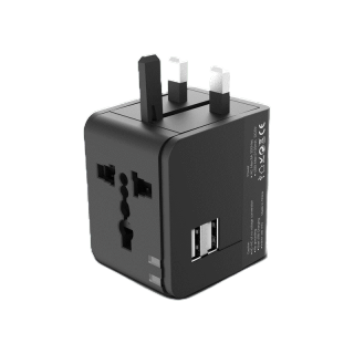 Hale หัวแปลงปลั๊กต่างประเทศ ทั่วโลก รองรับปลั๊ก US/AU/EU/UK Travel Adapter HA-06