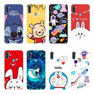 เคสโทรศัพท์ซิลิโคน TPU ลายการ์ตูนน่ารัก สําหรับ Samsung A11 A10 A10S A20 A20S A20E