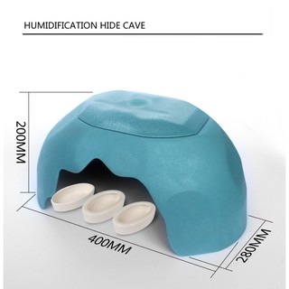 NomoyPet Humid Cave บ้านเต่าบกขนาดใหญ่มาก ให้ความชื้น ลดการปูดของกระดองเต่า พร้อมส่ง อยู๋ไทย