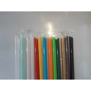 หลอดชานมไข่มุกแบบซีล หลอดมุก / บรรจุห่อละ100 เส้น ( 5 แพ็ค )