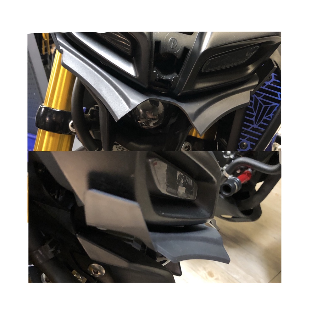 〓นีโกะ〓 MT15 \ 2020 Winglet คุณภาพสูงทนทาน Aerodynamic ด้านหน้า Fairing สําหรับ Yamaha MT-15 2019 20