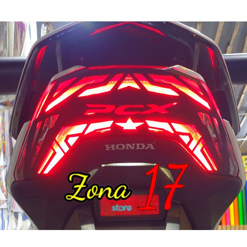สติ๊กเกอร์ PCX 160 ด้านหลัง STOPLAMP